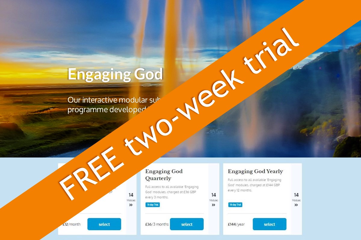 Engaging God subscription free trial